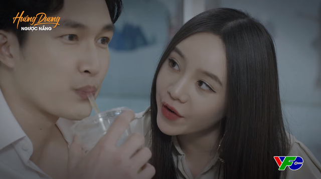 Đình Tú và Quỳnh Kool trong phim Hướng dương ngược nắng.