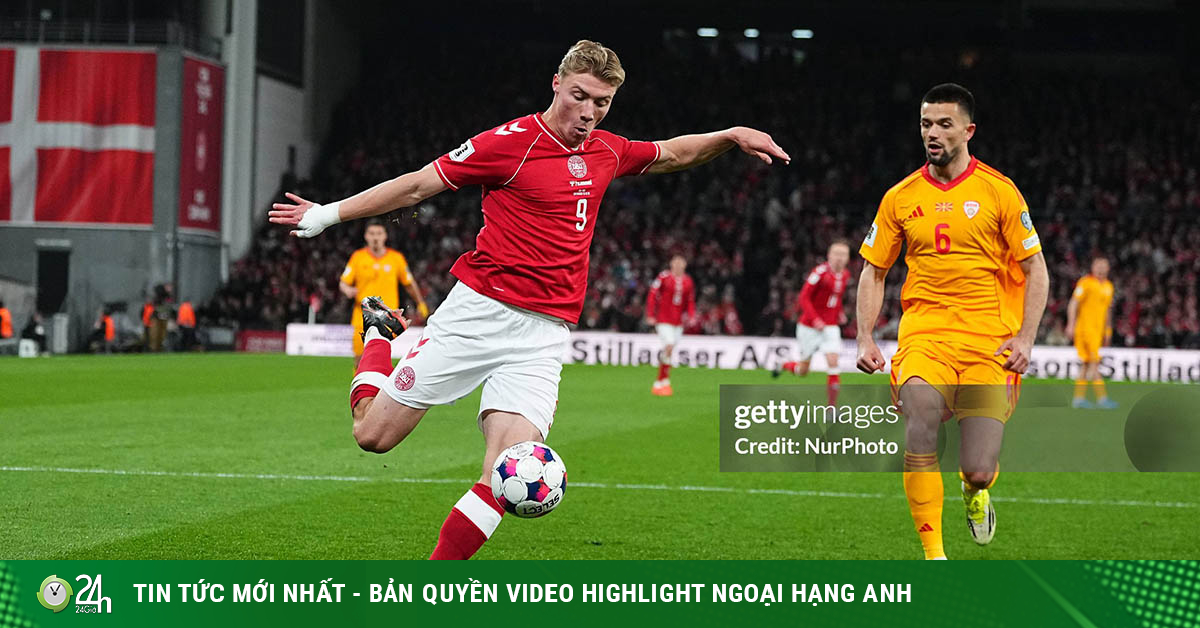 Video bóng đá Đan Mạch - Bắc Macedonia: Hiệp 2 bùng nổ, đại thắng 4 sao (play-off World Cup)