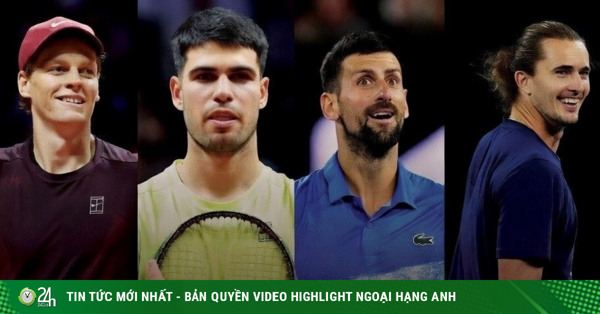 Sinner tiến sát ngai vàng Alcaraz, Zverev đẩy Djokovic khỏi top 3 (Bảng xếp hạng tennis 30/3)