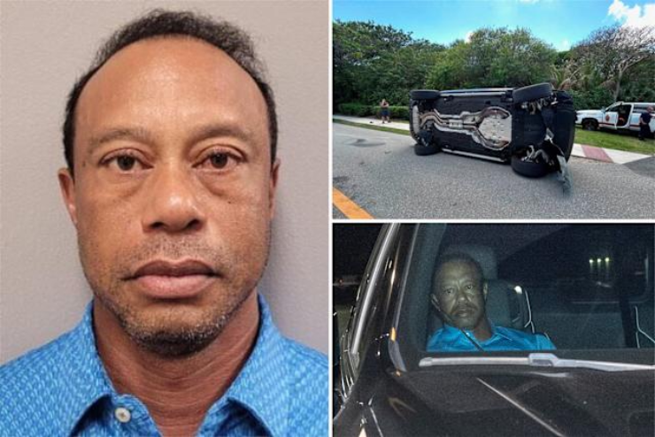 Woods appeared tired and irritable after the recent accident.