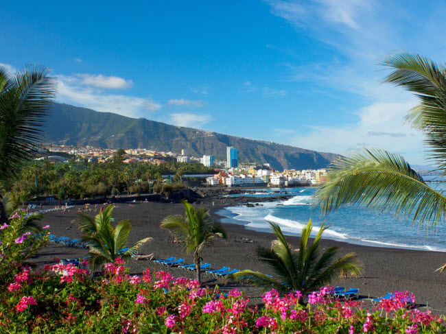 Tenerife, hòn đảo lớn nhất của quần đảo Canary ở Tây Ban Nha, có rất nhiều bãi biển đẹp, những cánh rừng nhiệt đới, công trình kiến trúc tuyệt đẹp.