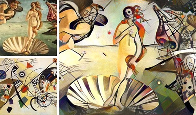 Wassily Kandinsky và Botticelli đã được sáp nhập với nhau&nbsp;để tạo ra một nghệ thuật trang trí mang&nbsp;phong cách mới.