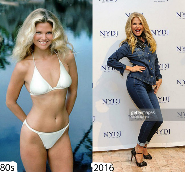 Sự trẻ đẹp siêu tưởng của người mẫu&nbsp;Christie Brinkley khi đã&nbsp;bước sang tuổi 62. Trông&nbsp;Christie vẫn rất tươi tắn như lúc mới vào nghề hồi những năm 1980.