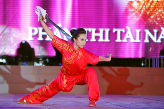 Thùy Linh từng đạt rất nhiều thành tích cao khi còn là một vận động viên wushu.