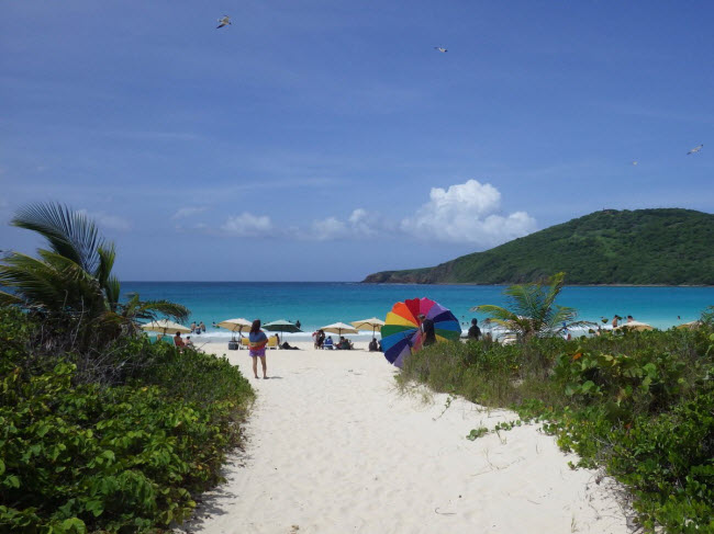 Flamenco được coi là bãi biển nổi tiếng nhất trên đảo Culebra,&nbsp;ngoài khơi Puerto Rico. Bãi biển đẹp như tranh vẽ này gây ấn tượng với cát trắng, nước trong veo và phong cảnh đẹp. Nước ở đây cũng rất nông, lý tưởng cho du khách thích quan sát sinh vật biển.