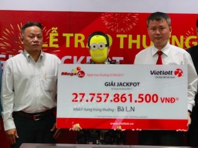 Tình tiết bất ngờ trong lễ trao giải xổ số Vietlott gần 28 tỉ đồng