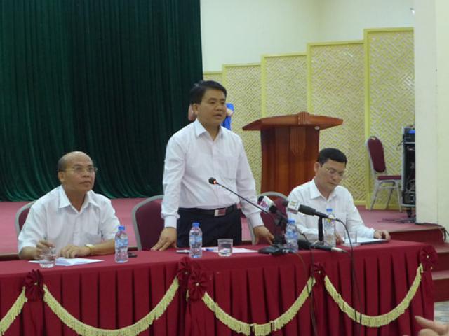 Chủ tịch Nguyễn Đức Chung cam kết không có hành động ở Đồng Tâm