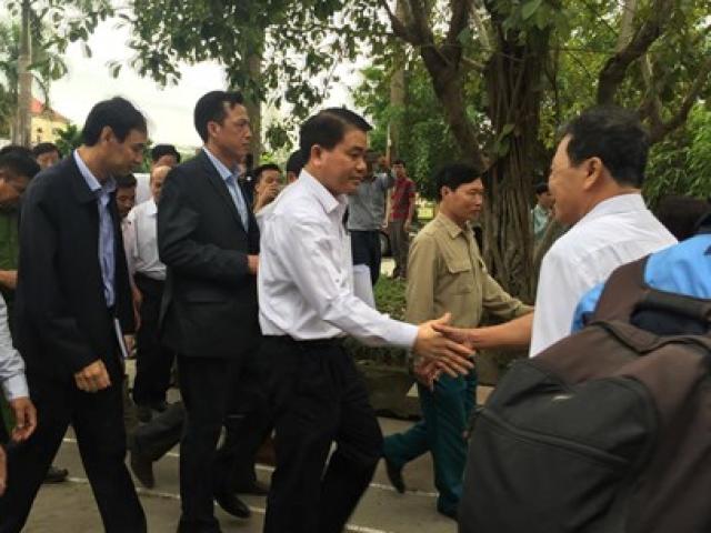 Chủ tịch Hà Nội đối thoại với dân Đồng Tâm