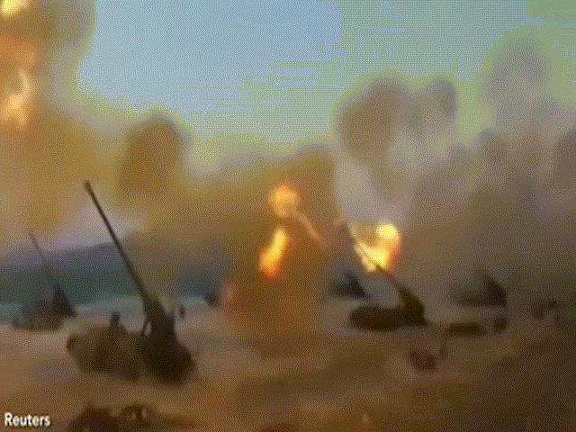 Triều Tiên tung video pháo binh khạc “biển lửa” uy mãnh