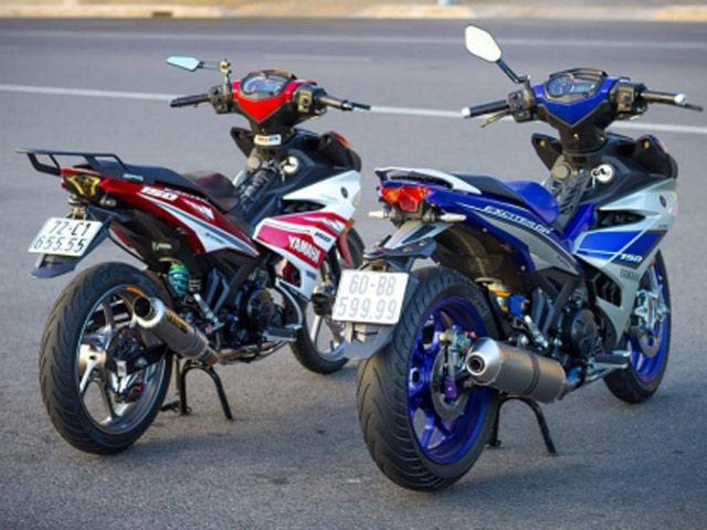 Ngắm bộ đôi Yamaha Exciter 150 biển tứ quý độ 'ngầu' của biker Việt