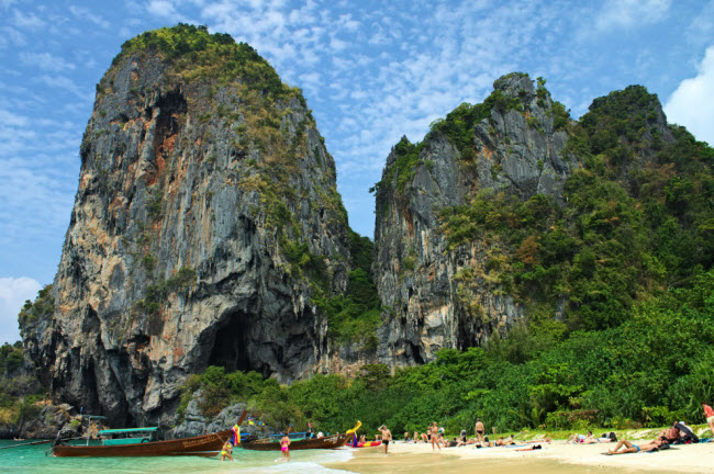 Bãi biển Railay, Krabi.