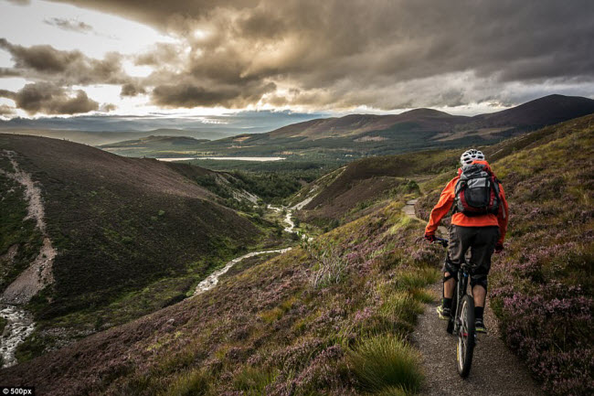 Cairngorms, Scotland: Là vườn quốc gia lớn nhất Anh quốc, Cairngorms có diện tích lớn gấp 2 lần quận Lake và có hình thái khí hậu cận Bắc cực.