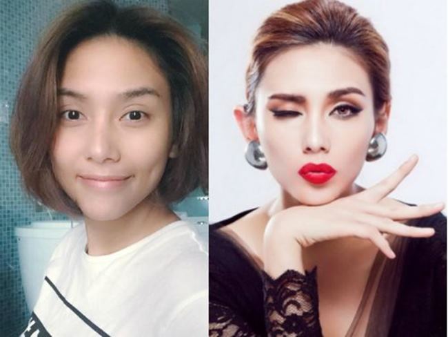 Siêu mẫu&nbsp;Hoàng Yến phờ phạc khi không &#34;son phấn&#34;. Tuy nhiên, dù không make up nhưng người đẹp vẫn sở hữu làn da căng mịn. &nbsp;