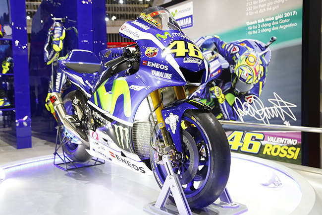 Với tay đua&nbsp;Valentino Rossi, chiếc YZR-M1 của anh có số hiệu là 46.