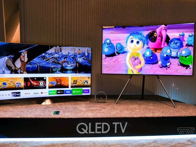 Samsung TV QLED ”lên kệ”: Thiết kế tràn viền, hiển thị siêu nét