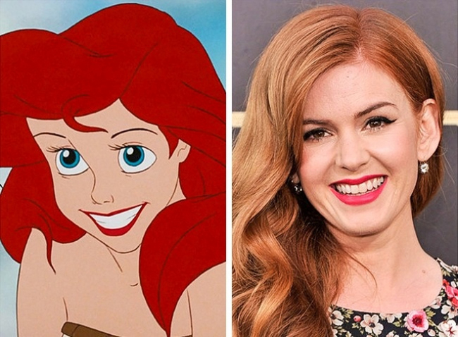 Nàng tiên cá là tấm gương phản chiếu của diễn viên Isla Fisher.