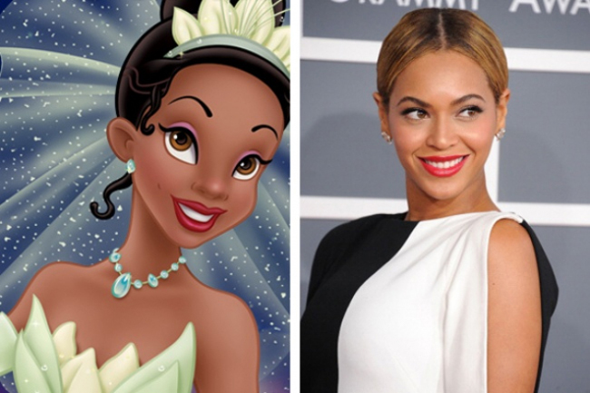 Beyoncé là cảm hứng để người ta sáng tạo ra công chúa Tiana.