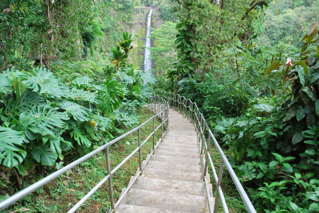 Akaka có là thác nước đẹp nhất trên đảo Big thuộc quần đảo Hawaii.