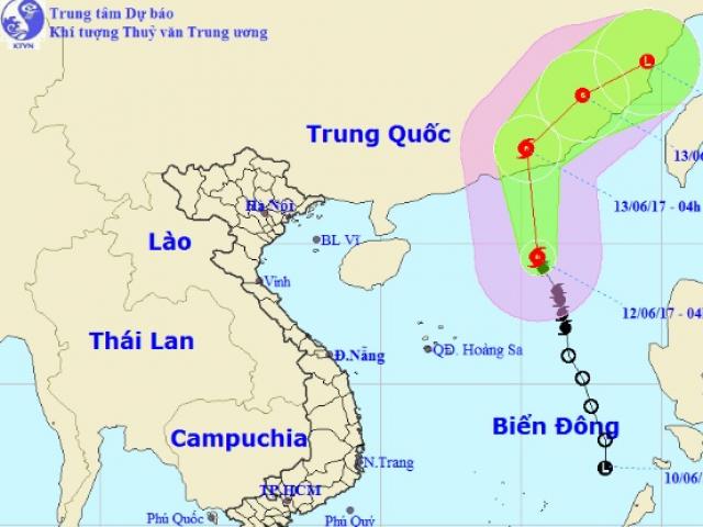 Thông tin mới nhất về cơn bão số 1 trên Biển Đông