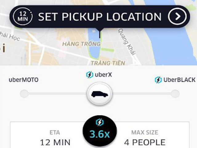”Tuyệt chiêu” đi taxi Uber tiết kiệm khi trời mưa, đường ngập
