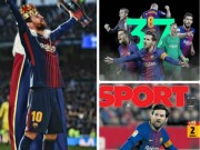 Bóng đá - Vua Messi ghi bàn phút 89: Báo thân Real ám chỉ Barca &quot;đội bóng 1 người&quot;