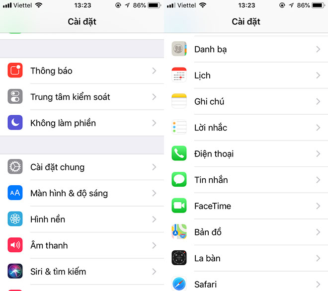 Cách tắt tính năng đọc số điện thoại gọi đến của iOS 11.3 - 1