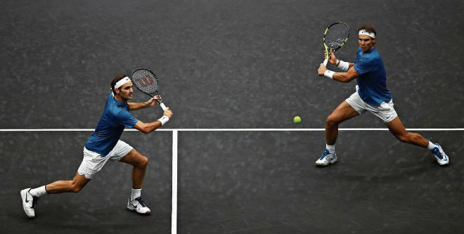 Tennis 24/7: Federer và Nadal bất ngờ “song kiếm hợp bích” ở Wimbledon - 1