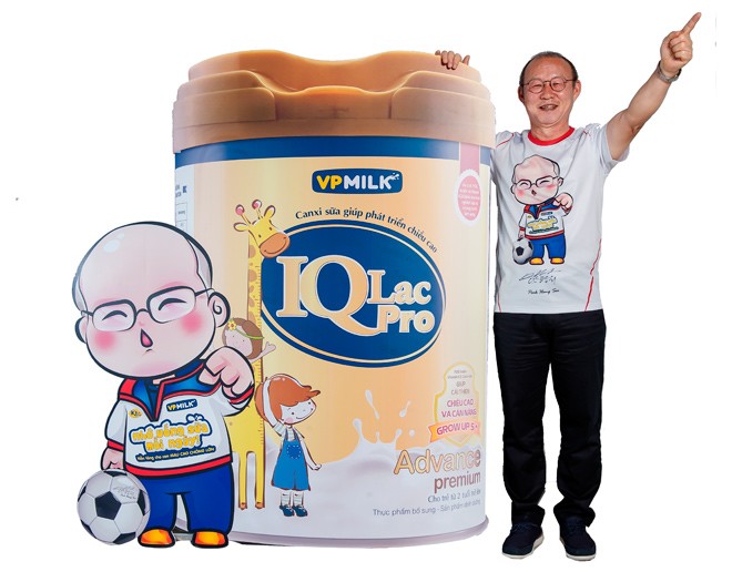 HLV trưởng Park Hang-Seo chính thức trở thành Đại sứ thương hiệu của VPMilk và IQLac Pro - 1