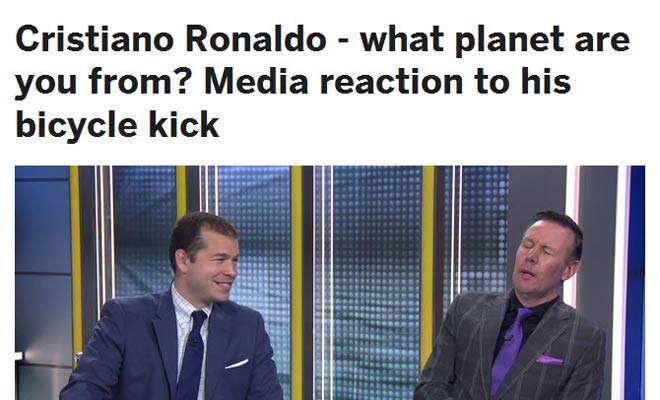Báo chí thế giới bái phục Ronaldo phi thường: Anh đến từ hành tinh nào? - 1