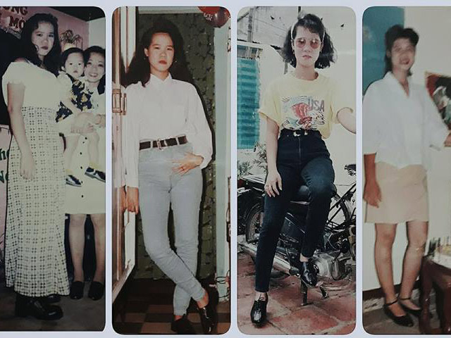 Thích thú với bà mẹ Sài Gòn mặc cực "mô-đen" thời trẻ