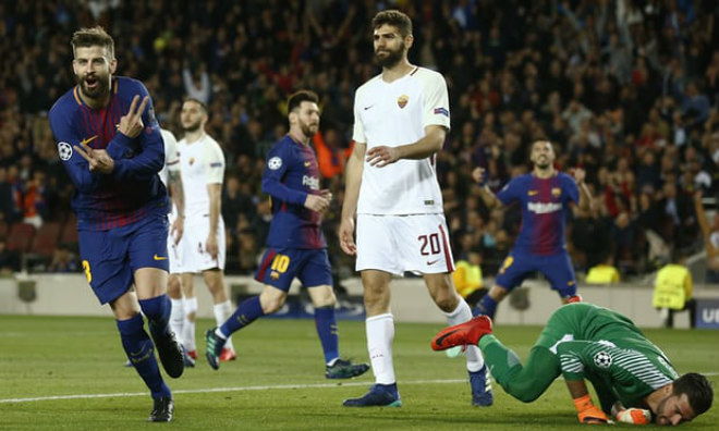 Messi tịt ngòi, Roma &#34;ghi 3 bàn&#34;: Barcelona đại thắng ở Nou Camp - 7