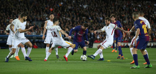 Messi tịt ngòi, Roma &#34;ghi 3 bàn&#34;: Barcelona đại thắng ở Nou Camp - 12