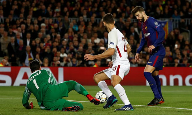 Messi tịt ngòi, Roma &#34;ghi 3 bàn&#34;: Barcelona đại thắng ở Nou Camp - 6