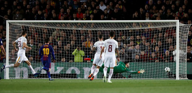 Messi tịt ngòi, Roma &#34;ghi 3 bàn&#34;: Barcelona đại thắng ở Nou Camp - 3