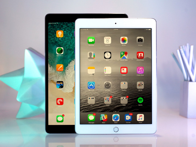 Video so sánh iPad Pro 10,5 inch và iPad 9,7 inch 2018