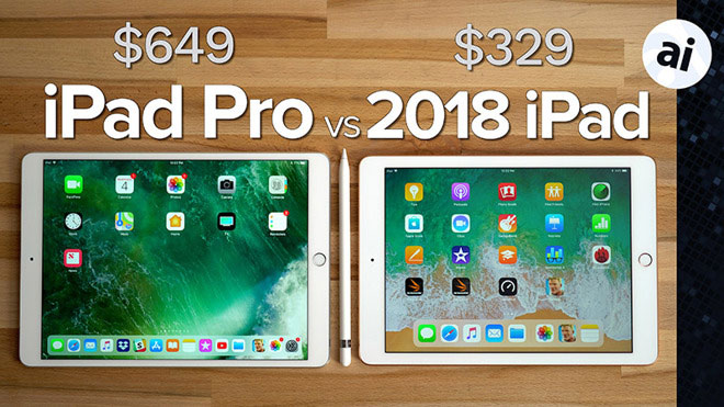 Video so sánh iPad Pro 10,5 inch và iPad 9,7 inch 2018 - 1