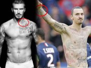 Làm đẹp - Đố biết hình xăm vị trí &quot;hiểm&quot; của Beckham, Ibrahimovic có ẩn ý gì?