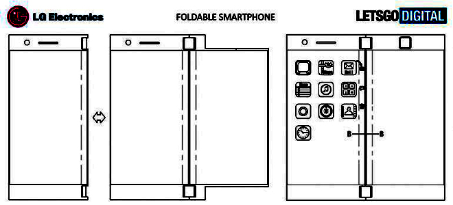 LG cũng có bằng sáng chế smartphone có thể gập lại - 3