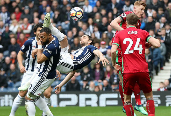 West Brom - Swansea: Hiệp 2 bùng nổ, hồi hộp &#34;chung kết ngược&#34; - 1