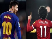 Bóng đá - Messi và Salah đấu Giày vàng: Lập hat-trick, rượt đuổi sát nách