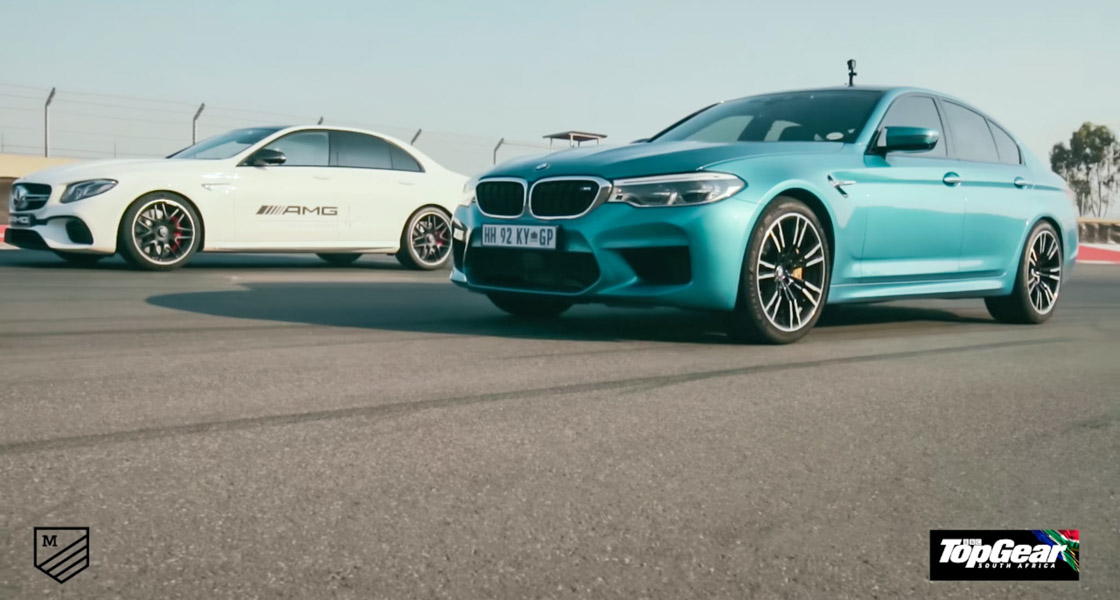 BMW M5 2018 và Mercedes-AMG E6 so tài đua Drag - 1