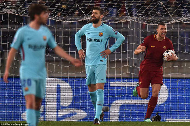 Roma &#34;hủy diệt&#34; Barca cúp C1: Thăng hoa tột đỉnh, chôn vùi Messi - 4