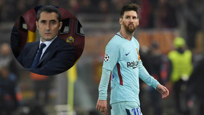 Barca bị loại khỏi cúp C1: Valverde &#34;nhận tội&#34; thay Messi, nguy cơ bị sa thải - 1