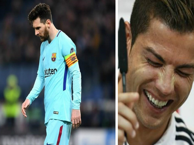 Messi “trúng dớp” bị loại tứ kết C1: Ronaldo lại sáng cửa ẵm Bóng Vàng