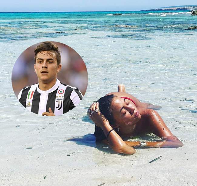 Người mẫu Ginevra Sozzi là bạn gái nóng bỏng của Paulo Dybala, đội Juventus.