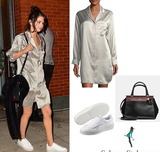 Selena Gomez tuyệt xinh khi diện váy với giày sneaker - 6