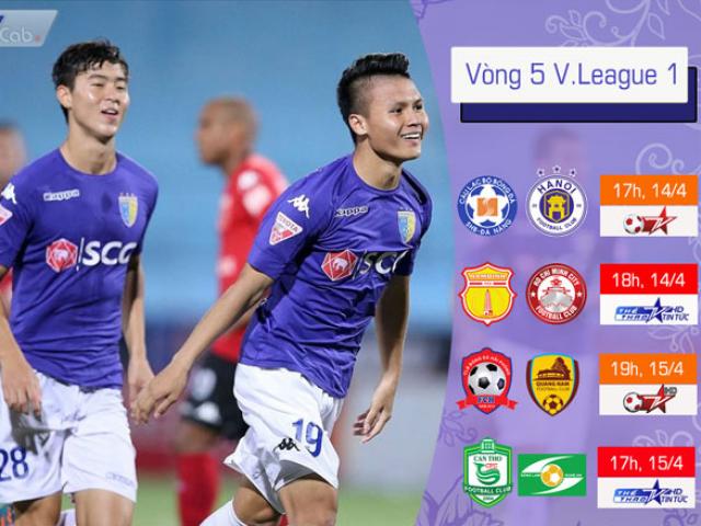 “Ông trùm” Hà Nội quyết giữ vững ngôi đầu vòng 5 V-League