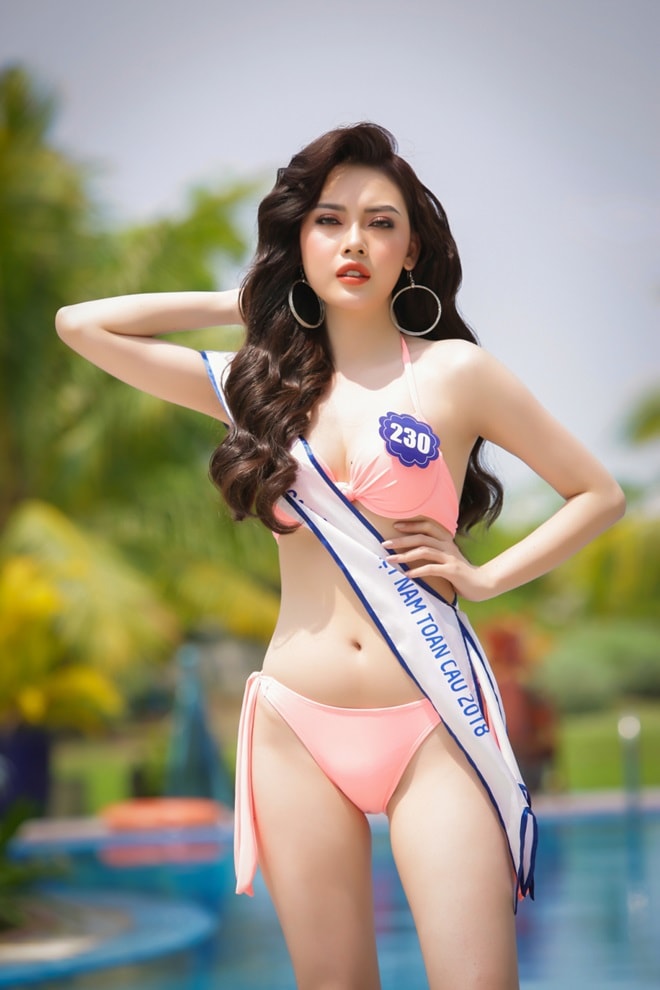 Tình cũ 3 năm của Lê Hiếu: Cô gái đẹp nổi bật ở Hoa hậu Biển Việt Nam toàn cầu - 1
