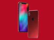 Dế sắp ra lò - Quá đẹp bản concept iPhone X, iPhone X+ nhuốm màu đỏ rực rỡ