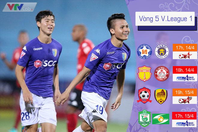 “Ông trùm” Hà Nội quyết giữ vững ngôi đầu vòng 5 V-League - 1